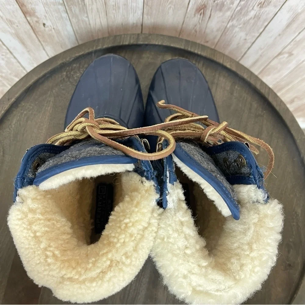 Sperry Top Sider for J Crew Wool Lined Waterproof Duckboot Size 6 Women